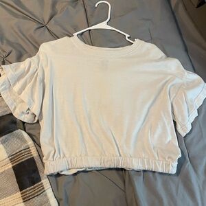 Bobi Cream Textured Top